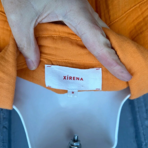 Xirena Tangerine Cruz blouse, size M - Picture 7 of 10